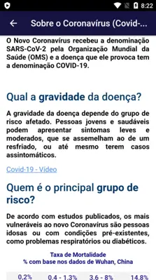 COVID 19 - Utilidade Pública android App screenshot 2